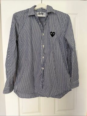 Comme Des Garçons Play striped shirt size S